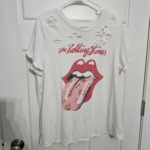 Torrid White Rolling Stones Graphic Tee
